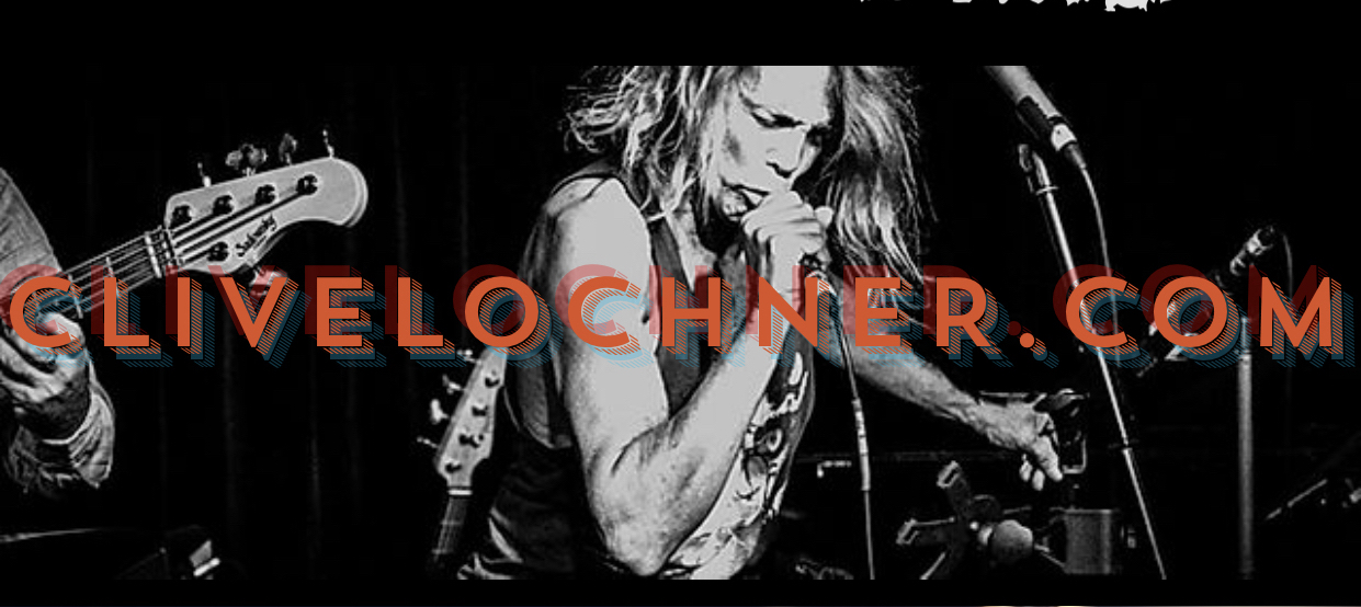 Clive Lochner singing live, with bassist
