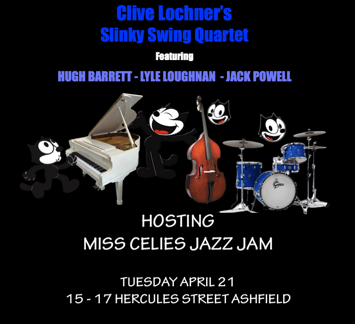 Slinky Swing Quartet hosting Miss Celie's Jazz Jam